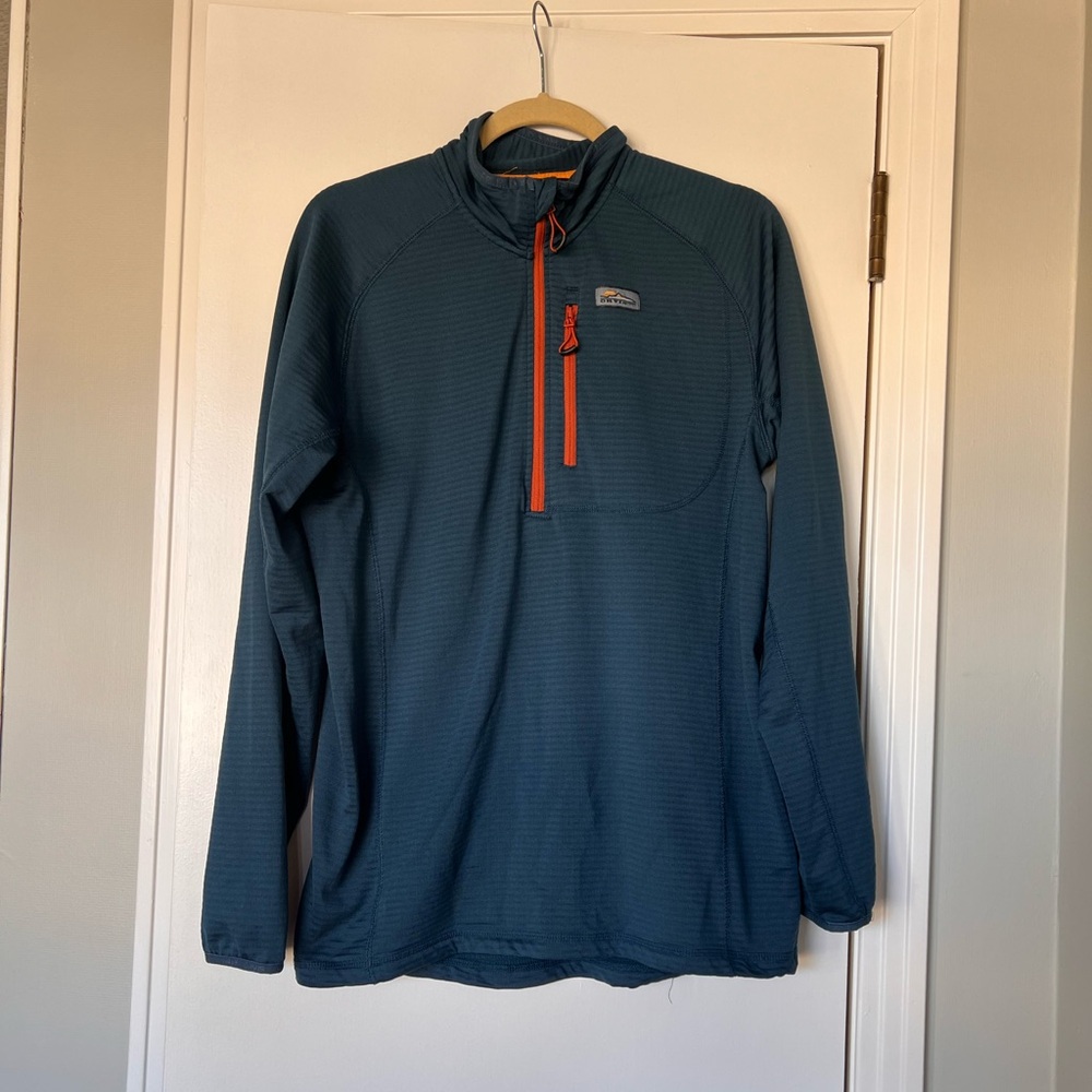 Blue Orvis Pullover
